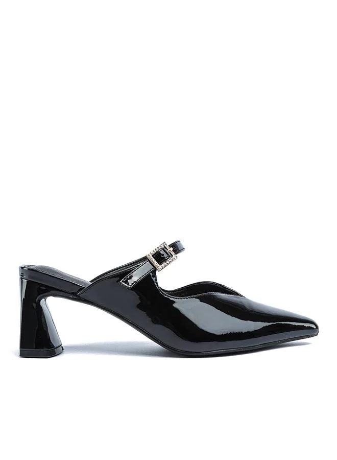 FYOR Pointed-Toe Buckle Pump AJ 002